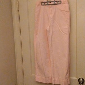 High Rise Wide-Leg Crop Pants - SOLD